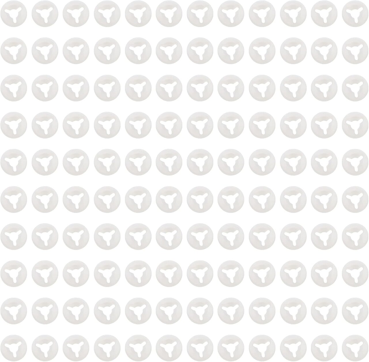 180pcs 9mm Plastic Safety Washers for Amigurumi, Crochet Dolls, and Plush Toys